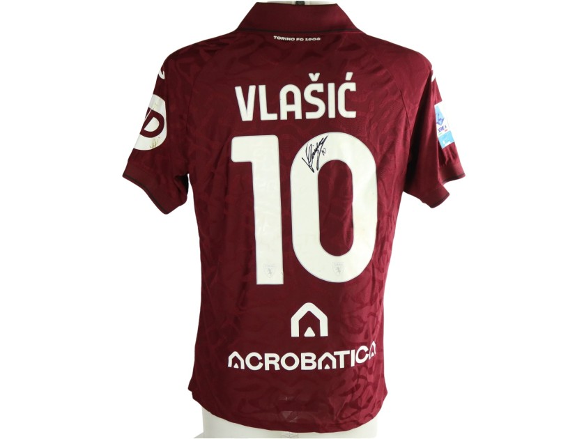 Vlasic's Signed Unwashed Shirt, Udinese vs Torino 2026