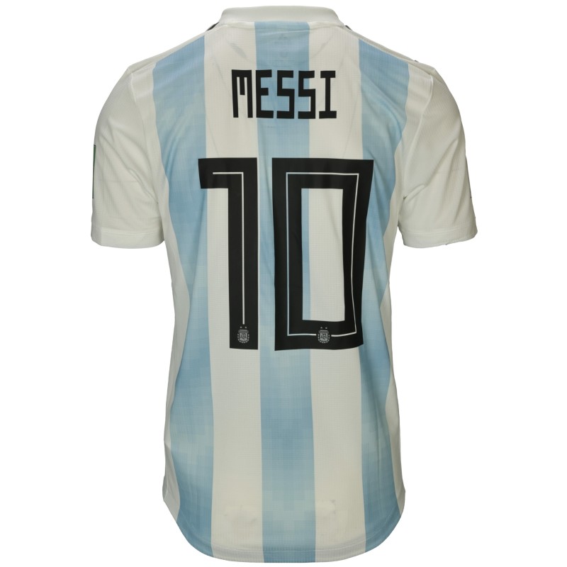 Messi's Match-Issued Shirt Nigeria vs Argentina WC 2018