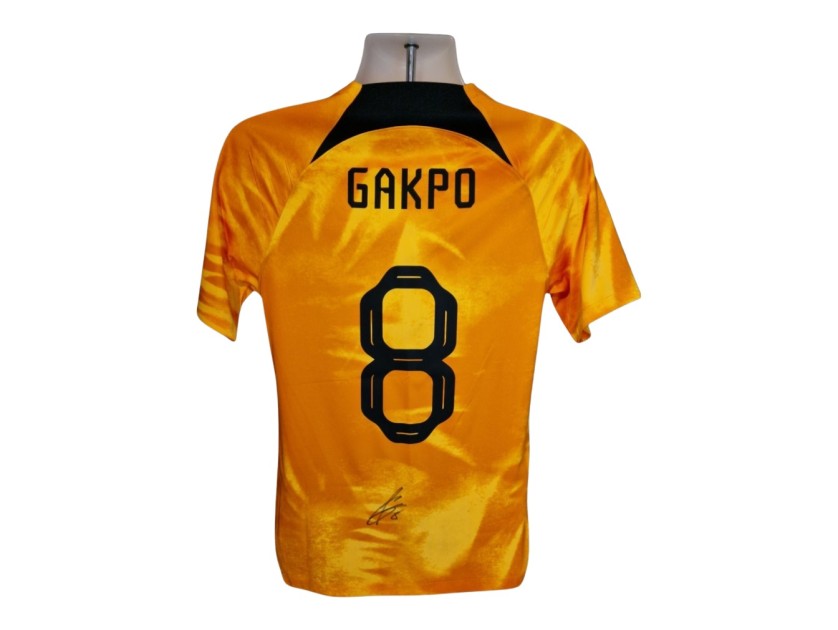 Cody Gakpo's Holland  Signed 2022/23 Official Shirt