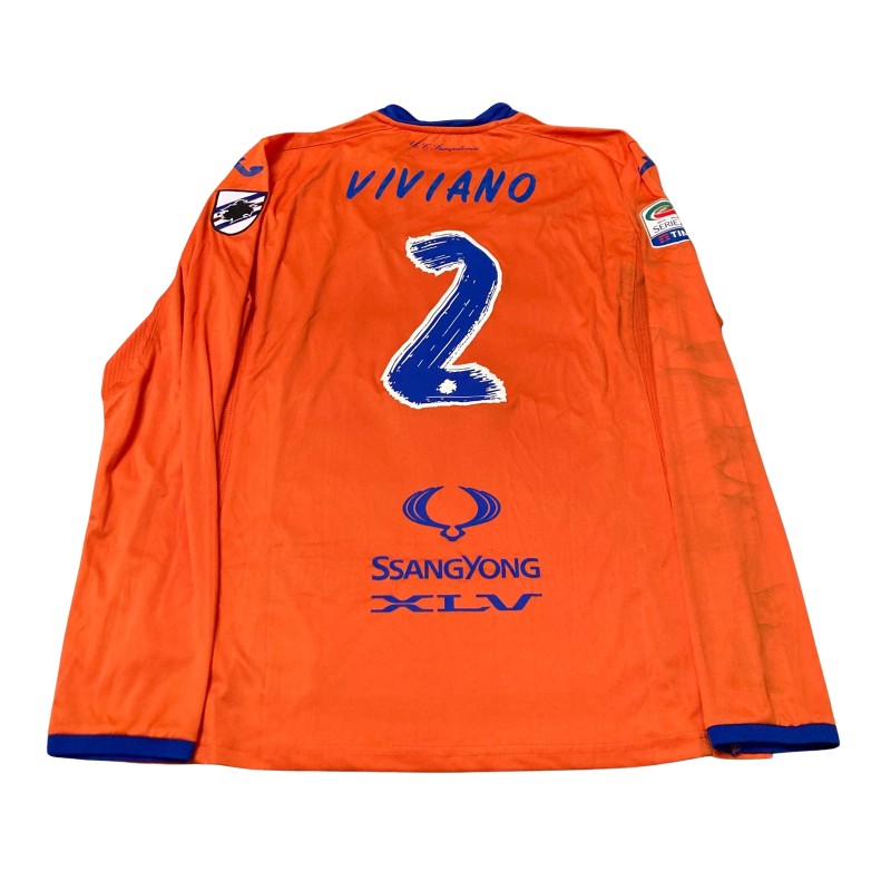 Viviano's Match-Issued Shirt Sampdoria, 2016/17