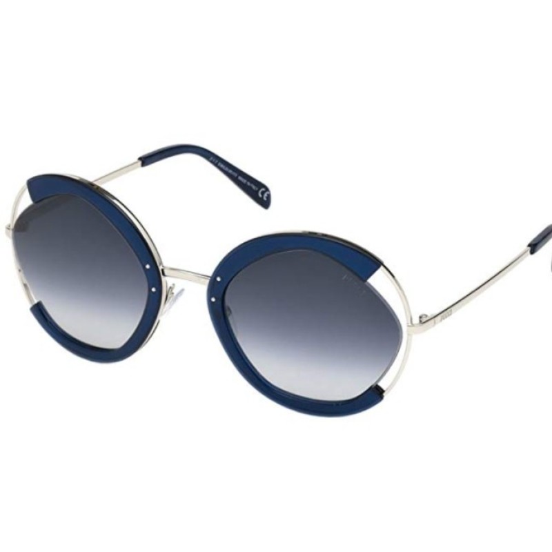 Emilio Pucci Shiny Blue Shaded glasses