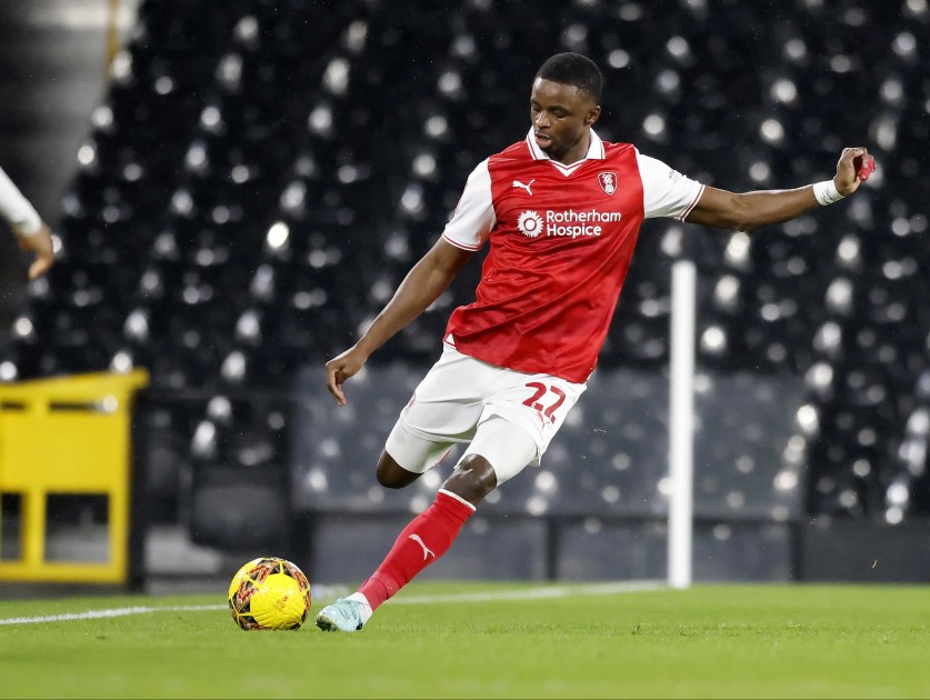 Hakeem Odoffin's Rotherham United Match Worn Signed Shirt