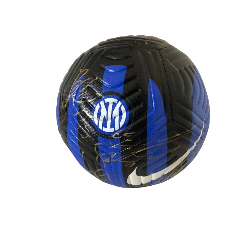 Inter Strike Soccer Ball, 2022/23 - Signed by the Squad