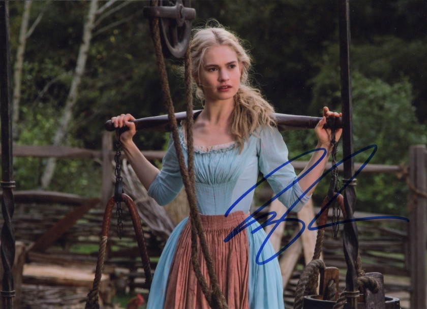 Cinderella - Photograph Signed by Lily James