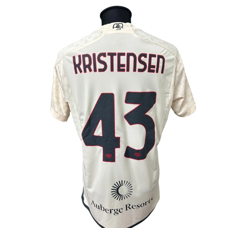Kristensen's Roma Match-Worn Shirt, 2023/24