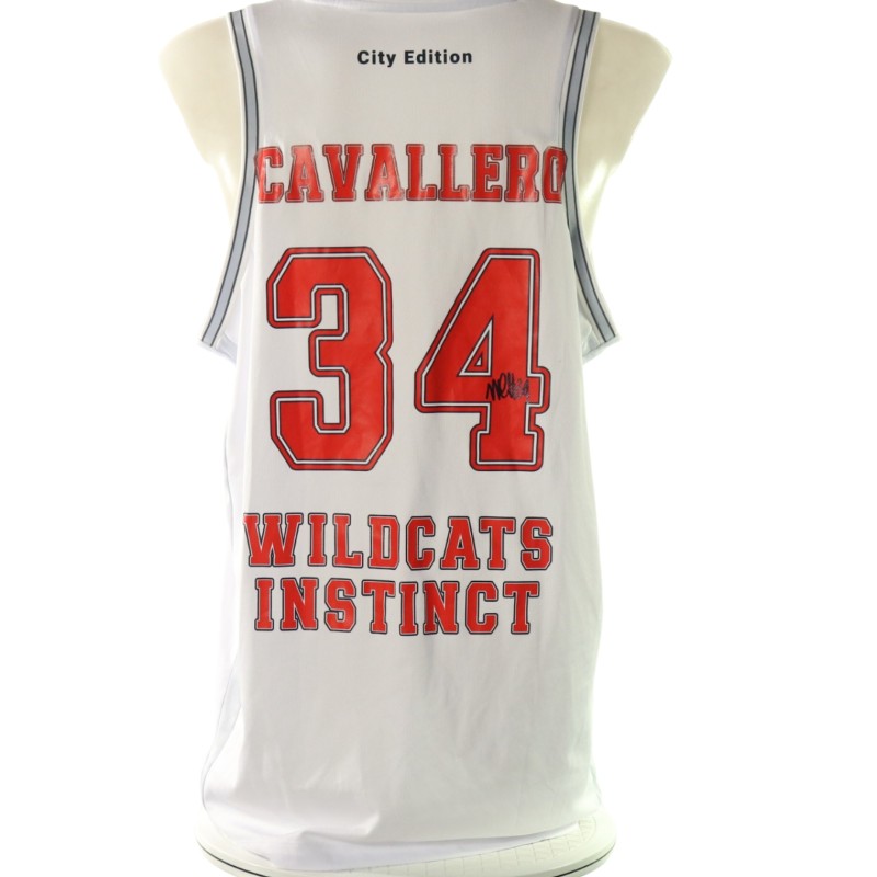 Cavallero's Urania Basket "Special Edition" Signed Match-Worn Home Jersey, 2025/26
