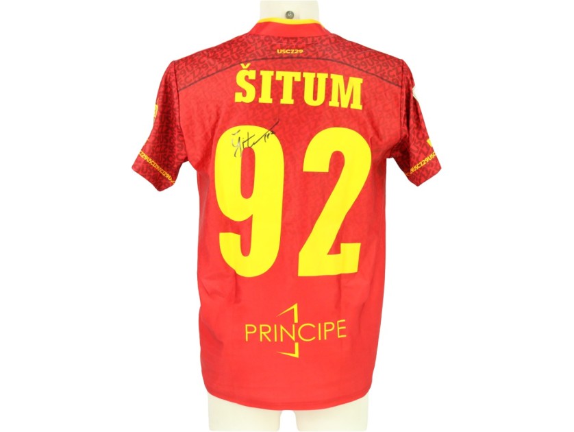 Situm's Unwashed Signed Shirt, Catanzaro vs Südtirol 2024