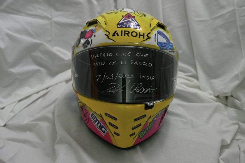 Alessio Reboa's Signed Helmet - Airoh, Size L