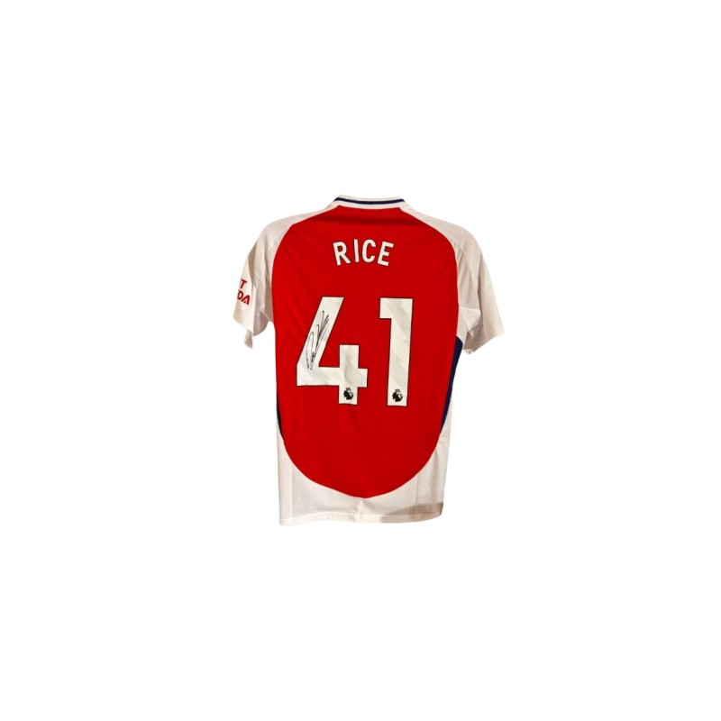 Declan Rice's Arsenal 2024/25 Signed Replica Shirt