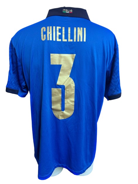 Chiellini's mMatch Shirt Italy vs England, European Championship Final 2021