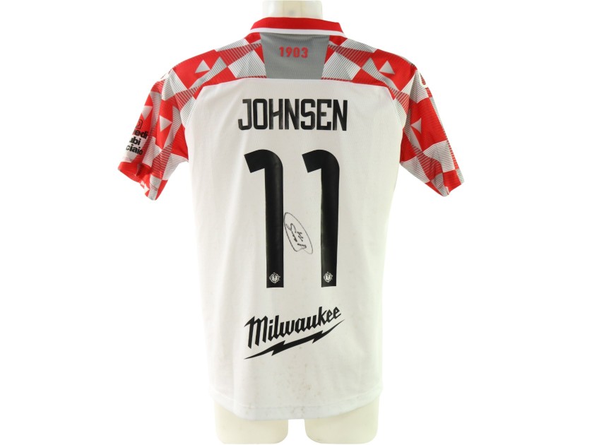 Johnsen's Carrarese vs Cremonese Signed Unwashed Shirt, 2025