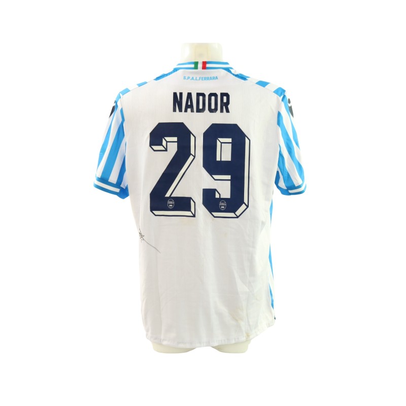 Nador's Signed Unwashed Shirt, SPAL vs Rimini 2025 