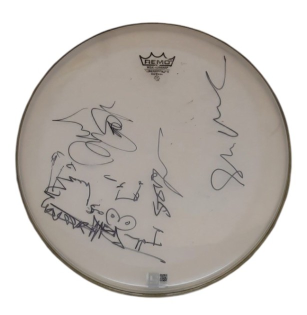 Sex Pistols Signed Drumskin