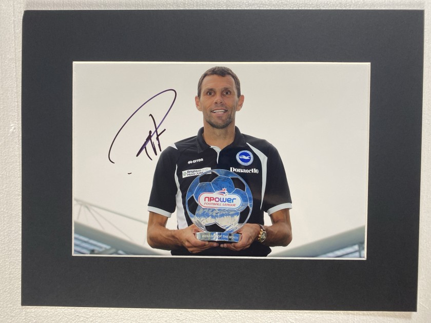 Gus Poyet Signed and Framed Picture