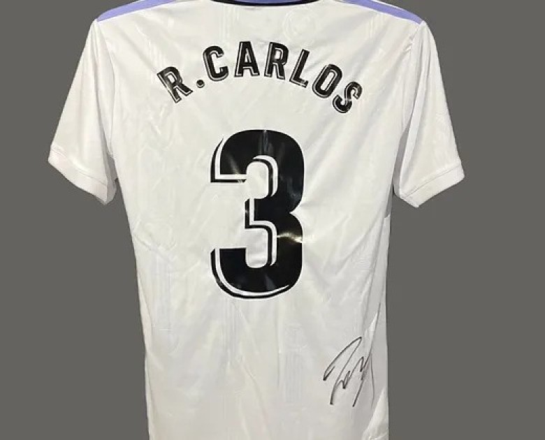 Roberto Carlos Real Madrid 2022/23 Signed Shirt