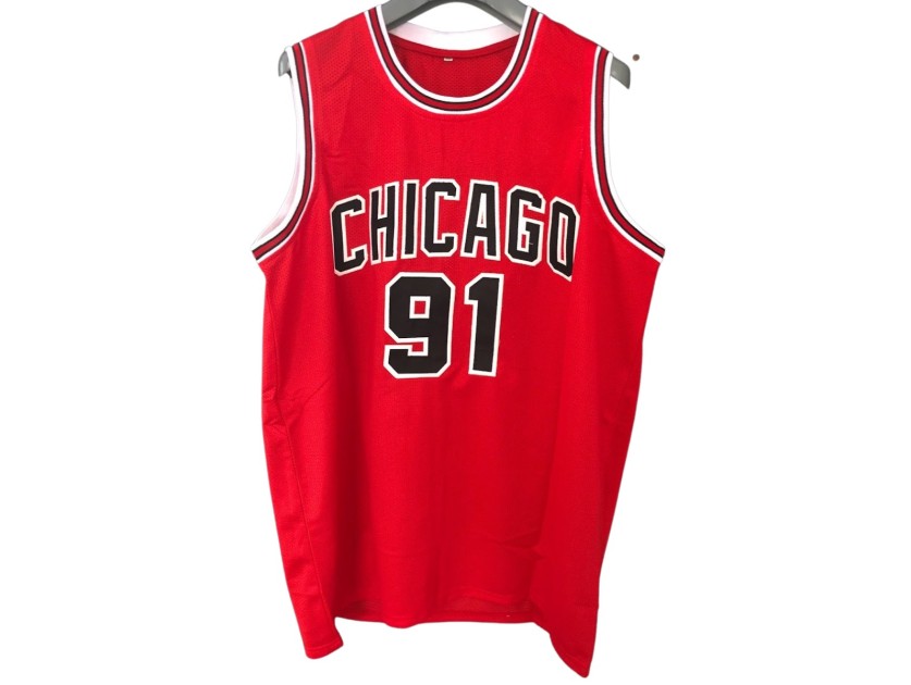 Dennis Rodman Chicago Bulls NBA Signed Shirt - CharityStars