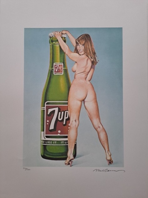 "Seven Up" Lithograph Signed by Mel Ramos