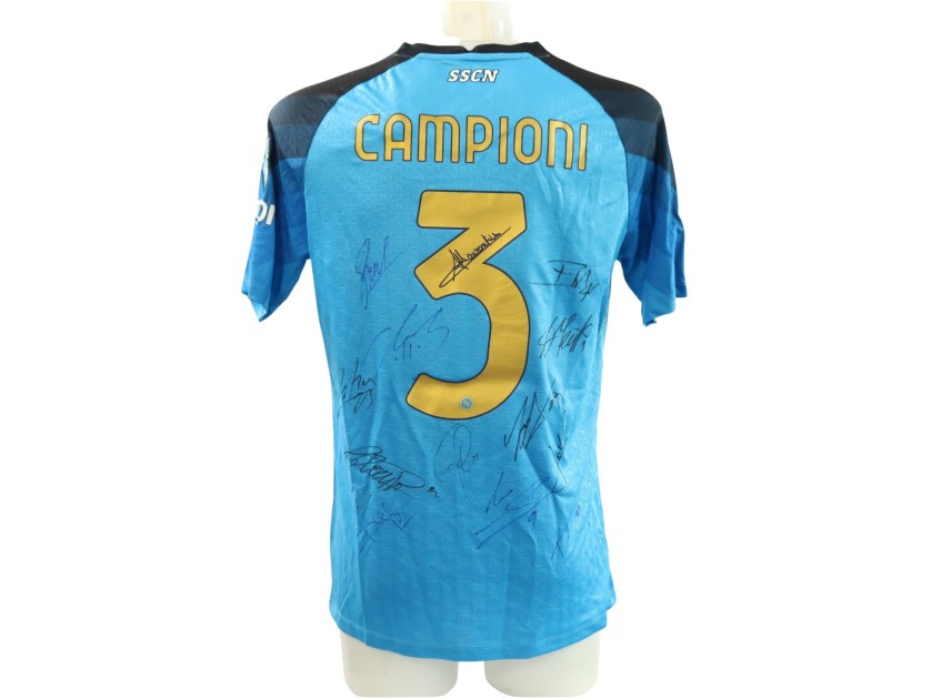 Napoli's Official Limited Edition Shirt Box Set, 2022/23 - Signed by the Players