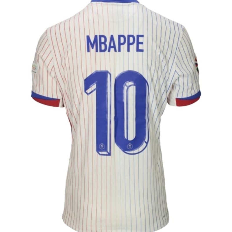 Mbappe's Match-Issued Shirt, Spain vs France EURO 2024