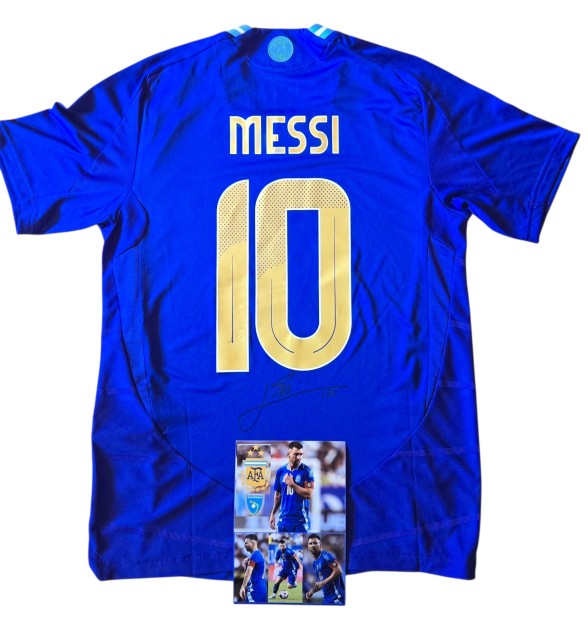 Messi's Signed Match-Issued Shirt, Argentina vs Guatemala 2024