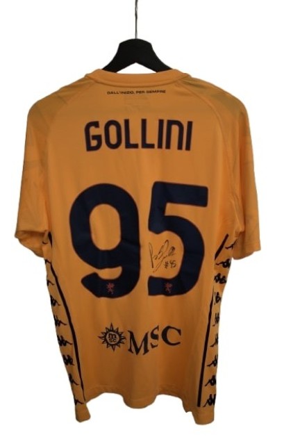 Pierluigi Gollini's Genoa Signed Official Shirt, 2024/25