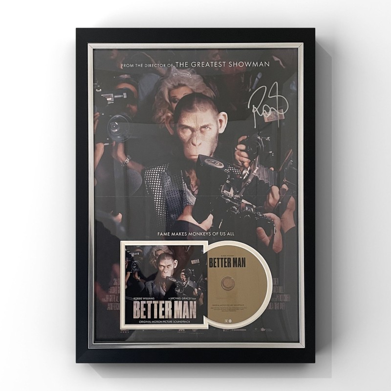 Robbie Williams Signed Display