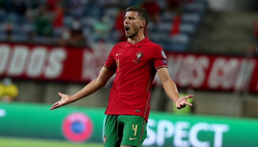 Ruben Dias' Signed Match Shirt, Portugal-Qatar 2021 