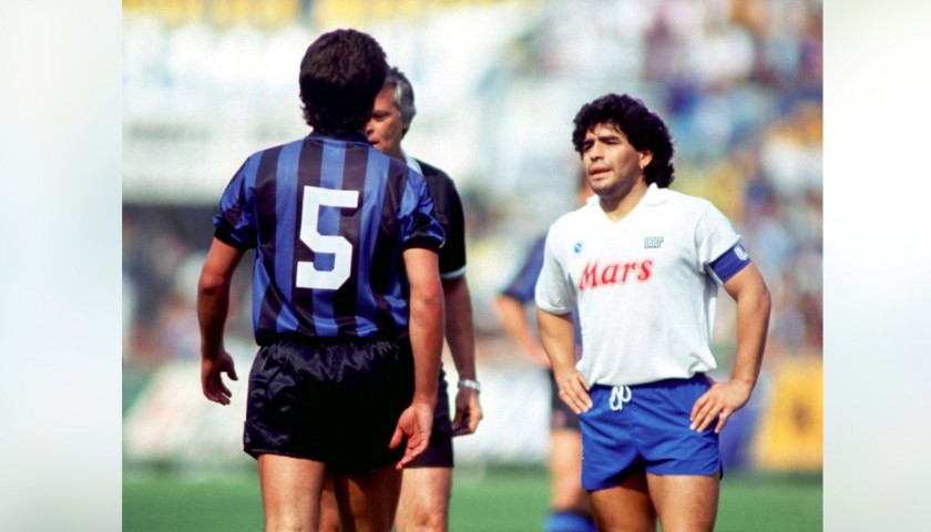 Official Maradona Napoli Signed Shirt, 1988/89