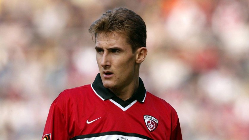Klose's Official Kaiserslautern Signed Shirt, 2000/01