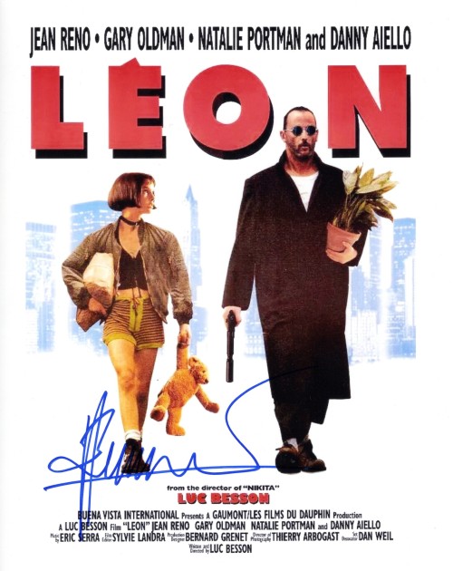 "Leon" Luc Besson Signed Photograph 