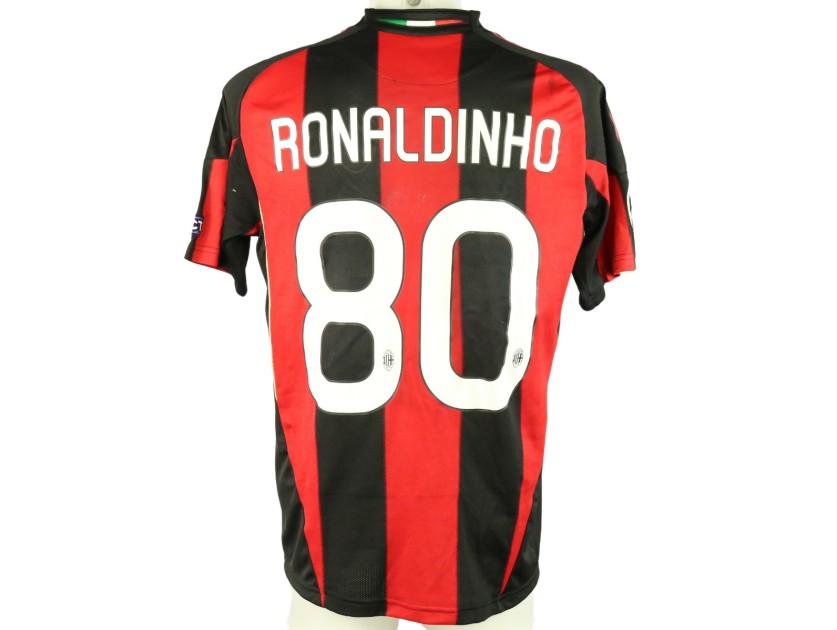 Ronaldinho's AC Milan Match Shirt, UCL 2010/11