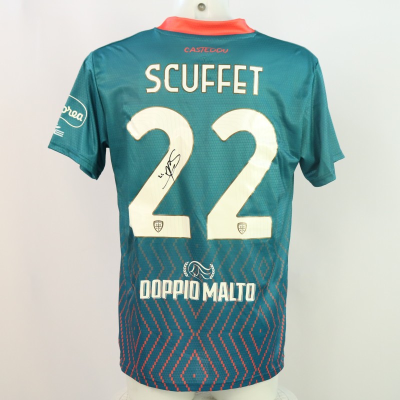 Maglia Scuffet Unwashed, Parma vs Cagliari 2024 - Autografata