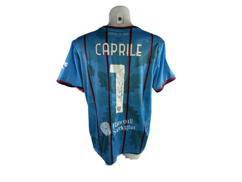 Caprile's Signed Issued Shirt, Cagliari vs Milan 2026