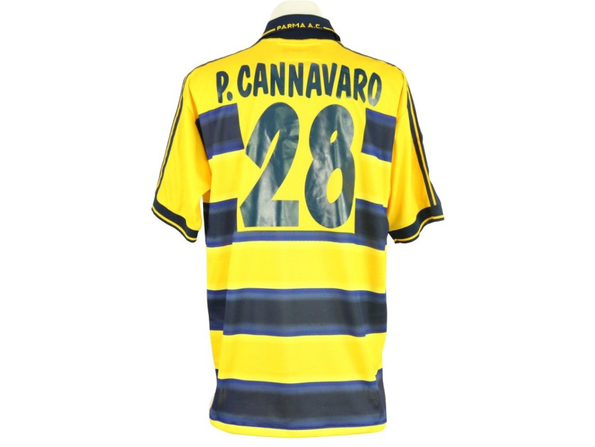 Paolo Cannavaro's Parma Match Shirt, 2000/01