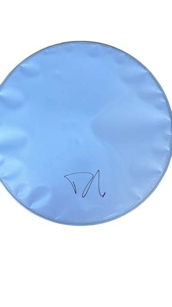 Dave Grohl of Nirvana Signed Drumhead