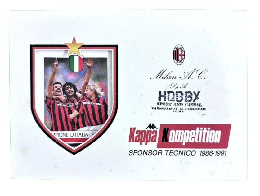 Milan Italian Champions' Official Stamps, 1987/88