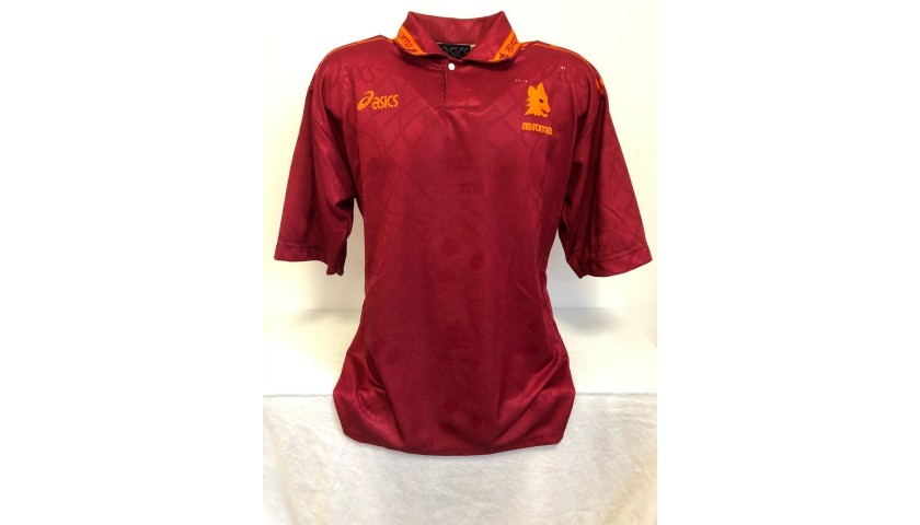 Giannini's Roma Match Shirt, 1994/95 - CharityStars