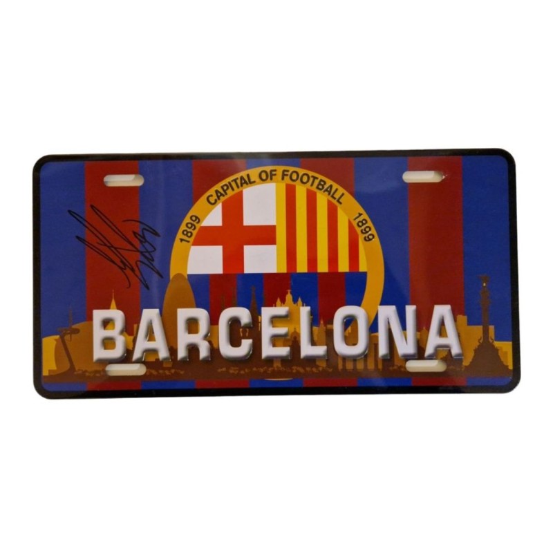 Andreas Christensen's FC Barcelona Signed Road Sign