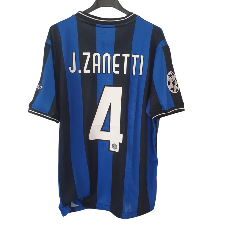 Zanetti's Inter vs Bayern Munich Official Shirt, UCL Finals 2010