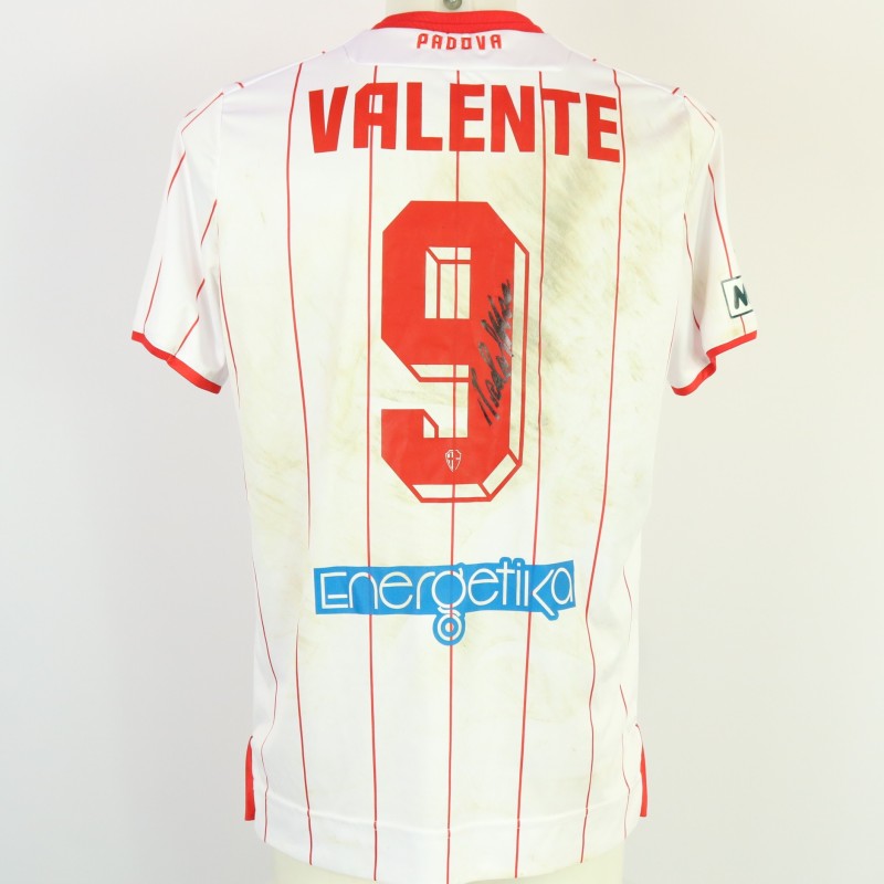 Valente's Unwashed Signed Shirt, Padova vs Pergolettese 2024