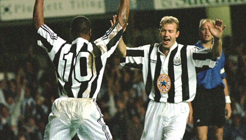 Shearer's Official Newcastle Signed Shirt, 1995 /96