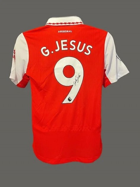 Gabriel Jesus' Arsenal 2022/23 Signed Shirt - CharityStars