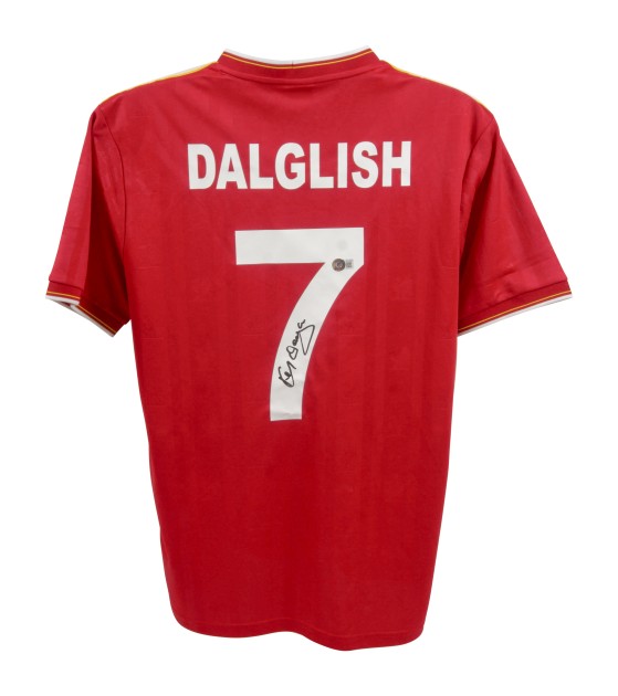 Camicia replica firmata da Kenny Dalglish del Liverpool FC