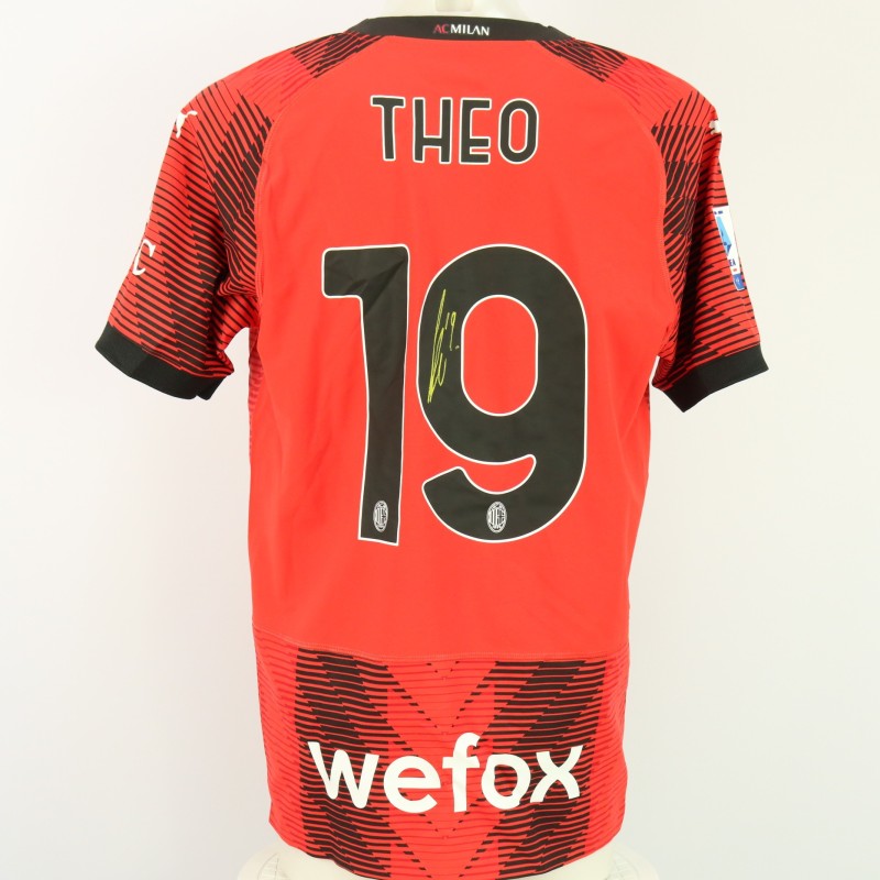 Theo's Milan Signed March Shirt, 2023/24 