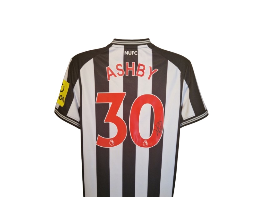 Harrison Ashby Signed Newcastle United 2023-24 Official Home Football Shirt