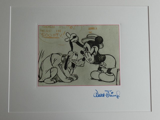 Walt Disney "Mickey and Pluto"
