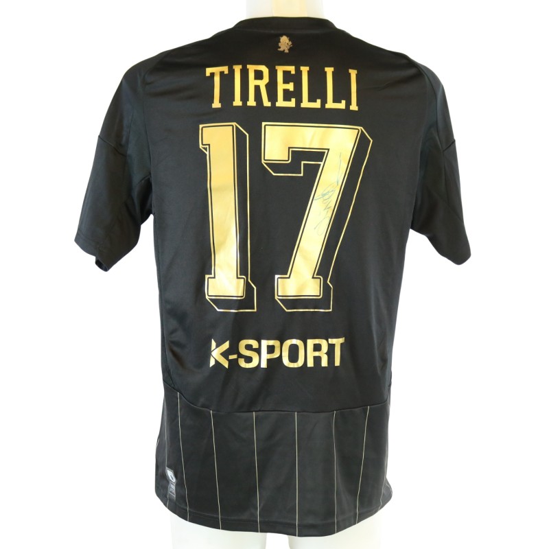Tirelli's Signed Unwashed Shirt, Mantova vs Virtus Entella 2026