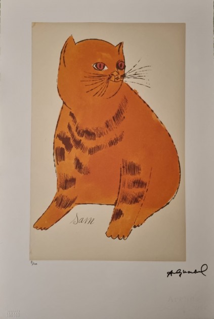 Andy Warhol Signed "Cats Named Sam" 