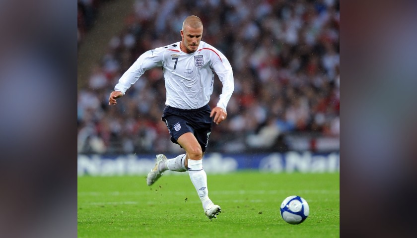 Beckham's Official England Signed Shirt, 2007