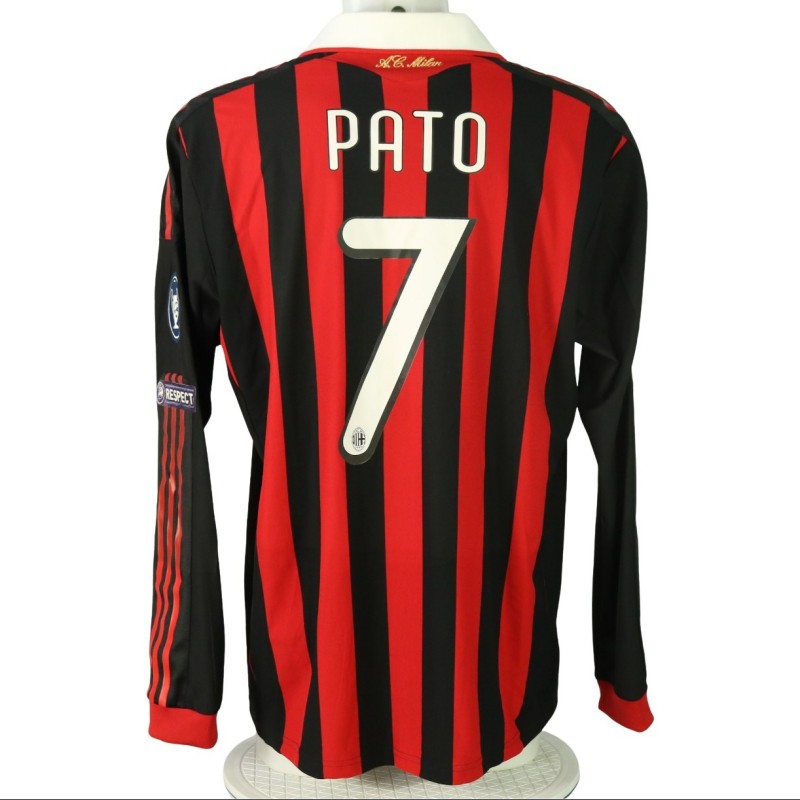 Pato's Match-Issued Shirt - Milan vs Real Madrid, Champions League 2009